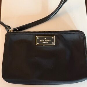 Kate Spade Black Wristlet Clutch